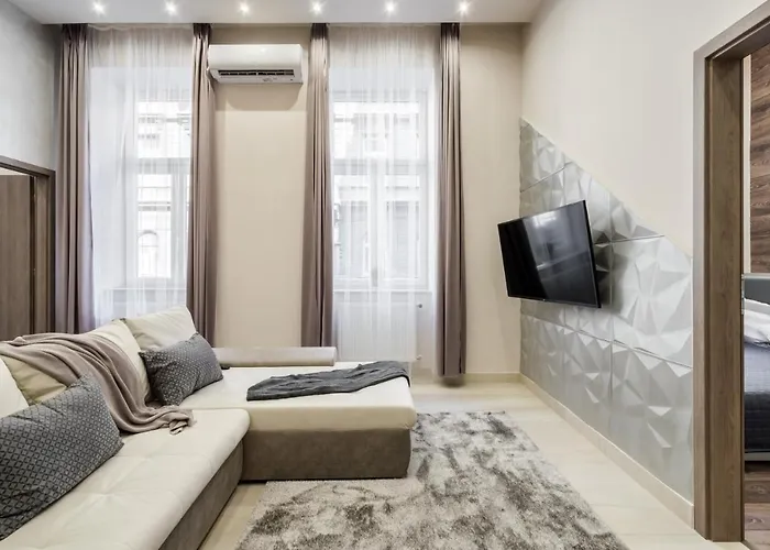 Modern For Groups Near Oktogon Apartamento *